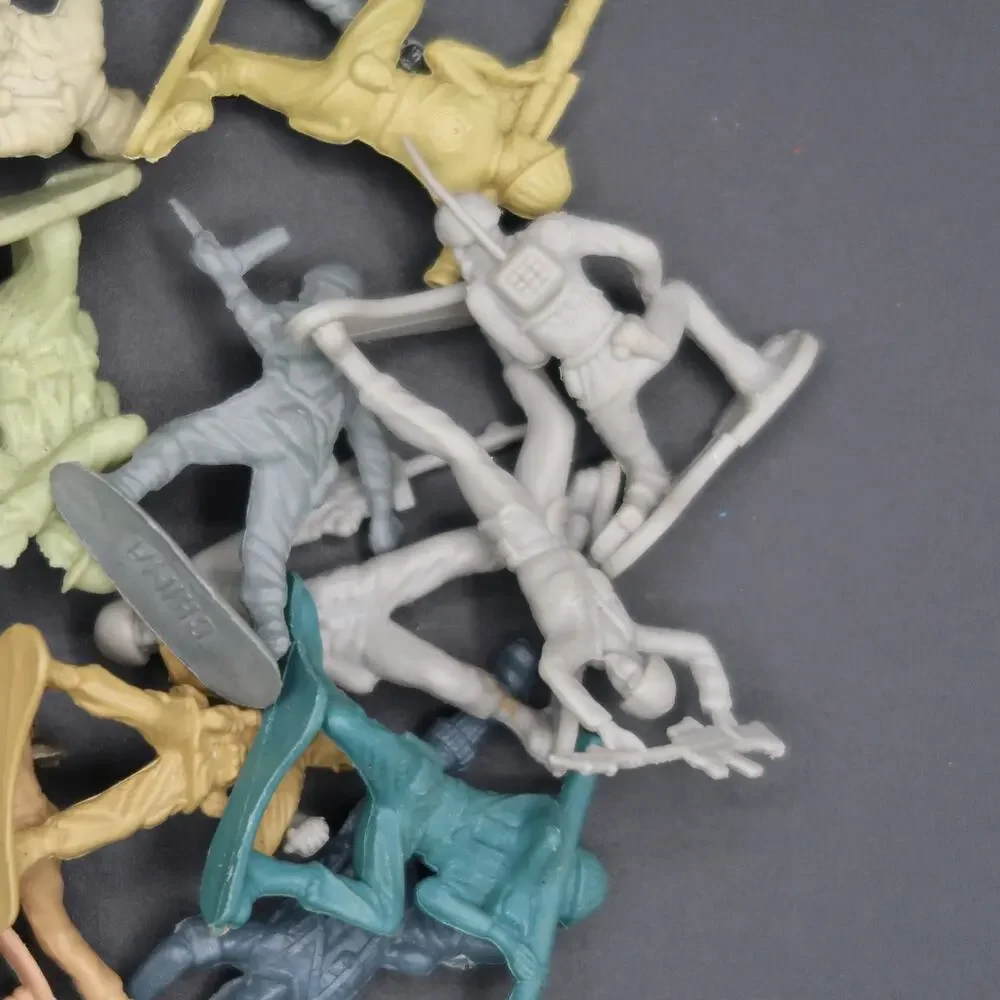 Plastic Army Men Set Vintage Classic Toys China Various Colors
